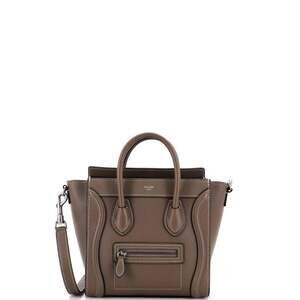 Celine Luggage Bag Grainy Leather Nano #259549C16B